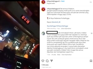 Ngeri! Pemobil Acungkan Sajam ke Sopir Bus di Purbalingga