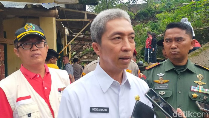 Wakil Wali Kota Bogor, Dedie Rachim. (Rizky Adha Mahendra/detikcom)