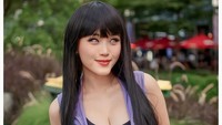 Anastasya Khosasih cosplay jadi Hinata untuk sebuah acara. (Foto: dok Instagram @adamdbg_gallery)