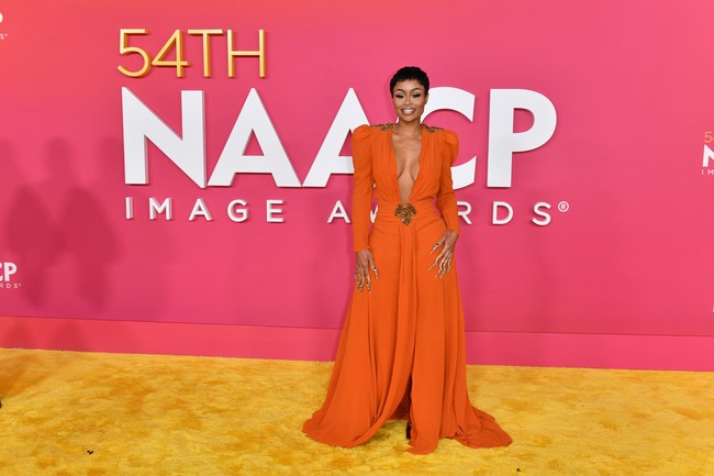 Dua pekan sebelumnya, Blac Chyna muncul di ajang penghargaan NAACP Image Awards ke-54 yang digelar di Pasadena Civic Auditorium, Pasadena, California. (Foto: Aaron J. Thornton/Getty Images)