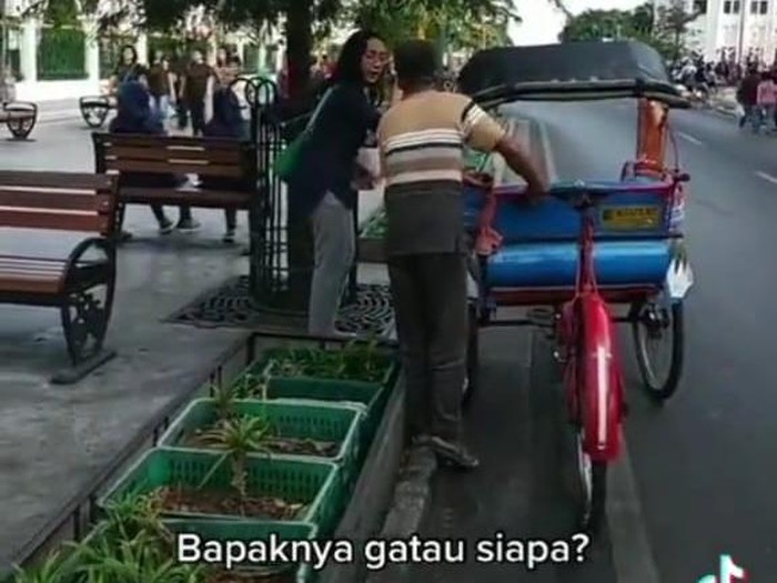 Gibran Komentari Video Putri Sultan Jogja Naik Becak. Foto diunggah Kamis (16/3/2023).