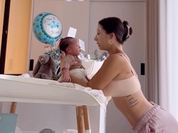 7 Foto Terbaru Jennifer Bachdim Usai 1 Bulan Lahiran, Perut Rata Bikin Salfok