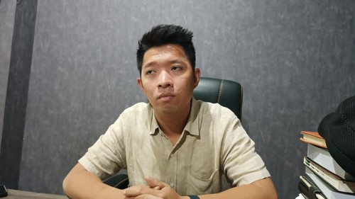 Kasatreskrim Polres Lombok Tengah Iptu Redho Rizki Pratama, Kamis (16/3/2023). Foto: Ahmad Viqi/detikBali.