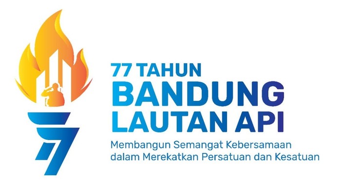 Logo Peringatan Bandung Lautan Api ke-77.