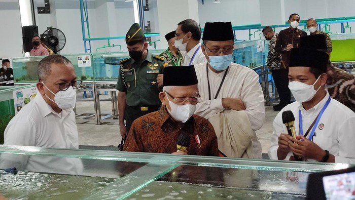 Maruf Amin di Lombok (Wilda-detikcom)