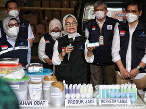 BPOM Gerebek Pabrik Kosmetik Ilegal Langganan Klinik dan Dokter