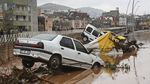 Penampakan Banjir Bandang Terjang Korban Gempa Turki