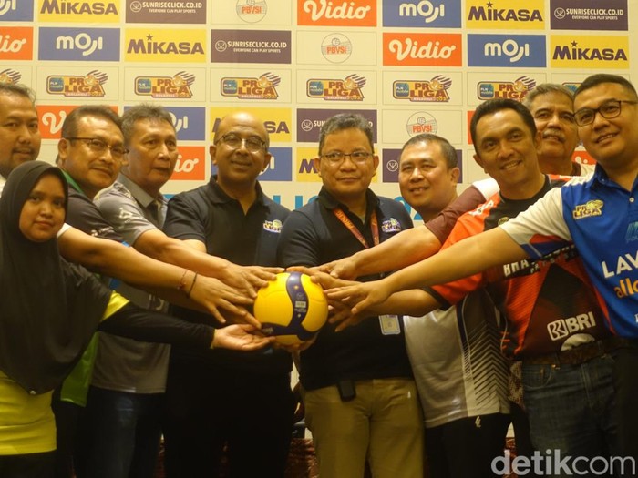Penyelenggara Proliga 2023 di Yogyakarta, Kamis (16/3/2023).
