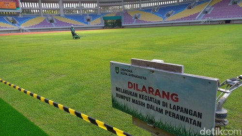Persiapan Stadion Manahan Solo jelang Piala Dunia U-20 2023