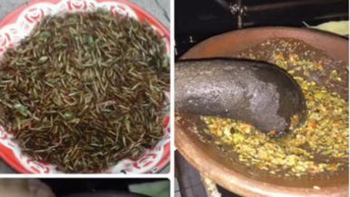 Sambal walang sangit merupakan menu kuliner yang bisa ditemukan di Ngawi. Seunik namanya, sambal ini menggunakan bahan utama walang sangit.