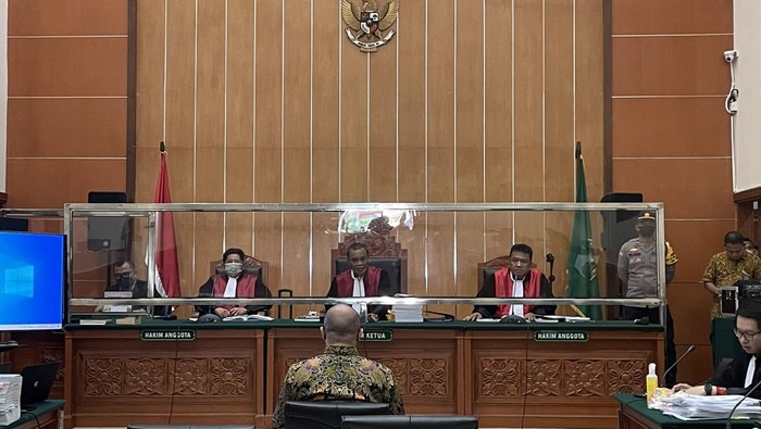 Sidang Irjen Teddy Minahasa (Silvia-detikcom)