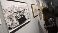Yayasan Riset Visual mataWaktu didukung DAO Bergerak dan Aikon.org mempersembahkan pameran kartun politik bertajuk Libra Libre sebanyak 50 karya.