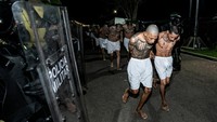 Presiden El Salvador, Nayib Bukele mengklaim CECOT menjadi penjara-mega terbesar di Amerika bahkan dunia. (Press Secretary Of The Presidency Of El Salvador/REUTERS)