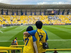 7 Momen Atta Halilintar dan Aurel Nonton Cristiano Ronaldo di Markas Al Nassr