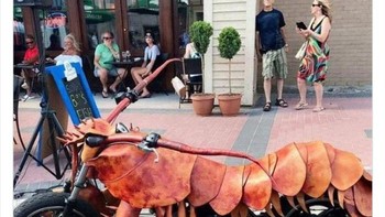 Motor lobster. Foto: Twitter/Bizarre_Content