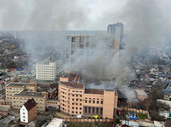 Gedung Intelijen Rusia di Perbatasan Ukraina Terbakar, 1 Orang Tewas