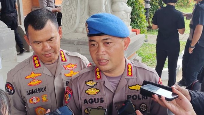 Kabid Propam Polda Bali Kombes I Ketut Agus Kusmayadi saat ditemui wartawan seusai apel gelar pasukan Operasi Cipta Kondisi Agung-2023 di kantornya, Jumat (17/3/2023).