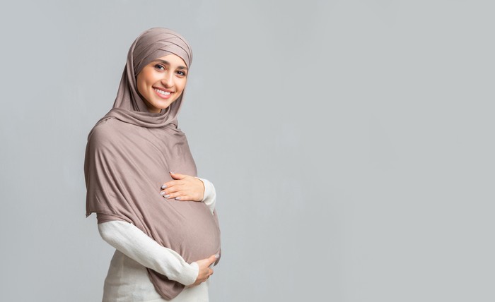 Ilustrasi Muslim Hamil