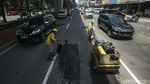Jalan Rusak di Boulevard Raya Diperbaiki