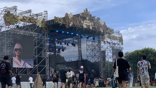 Joyland Festival Bali hari pertama, Jumat (17/3/2023). (Siti Mu’amalah)