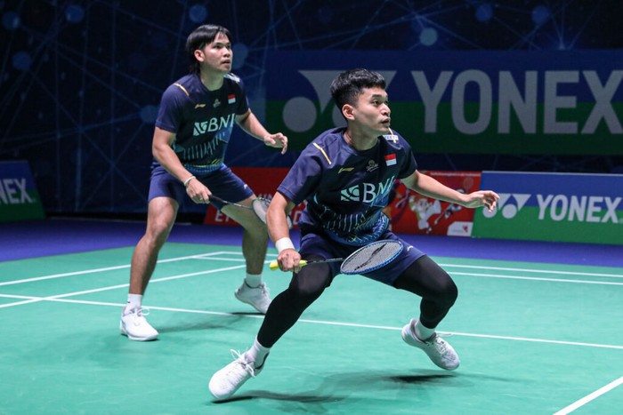 Leo Rolly Carnando/Daniel Marthin di All England 2023