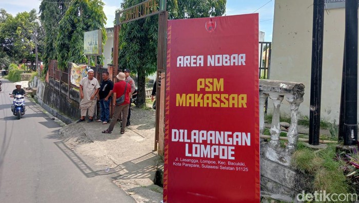 Lokasi nobar PSM Makassar Vs Bhayangkara FC di Lapangan Lompoe, Parepare, Sulawesi Selatan (Sulsel).