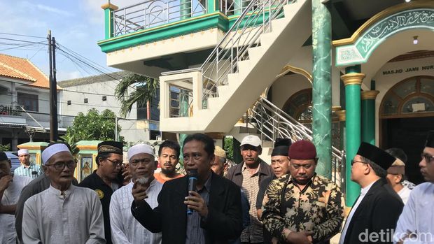 Masjid Jami Nurul Islam di Koja, diduga ditutup aksesnya oleh pemilik wakaf (Firda/detikcom)