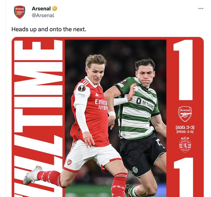 Meme Arsenal Sporting Lisbon
