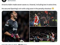 Arsenal Disingkirkan Sporting, Kim Kardashian Sampai Kaget