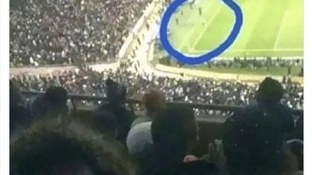 Selfie sama Messi dari tribun. Foto: trueiguess_