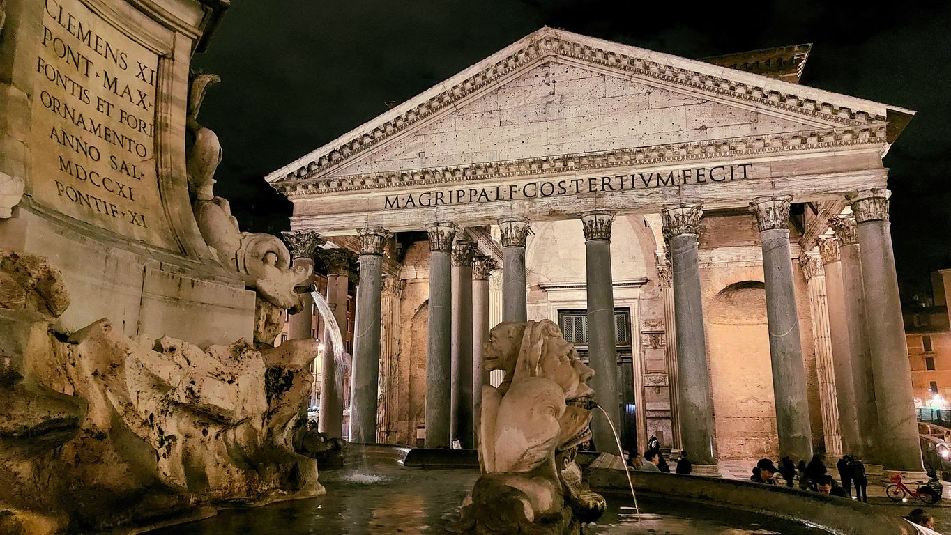 Pantheon di Roma, Italia