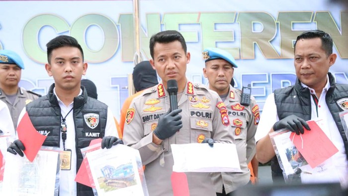 Pengungkapan tambang ilegal oleh Polresta Tangerang