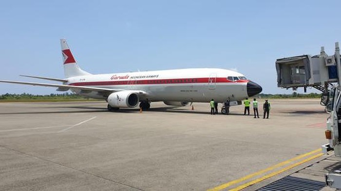 Pesawat Garuda Indonesia dari Padang Pariaman gagal terbang ke Jakarta. (Foto: Istimewa)