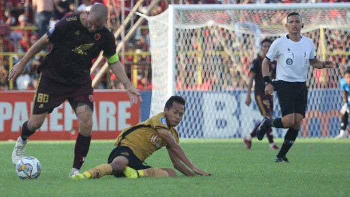 PSM Makassar menang 3-1 atas Bhayangkara FC di Stadion Gelora BJ Habibie, Parepare, Jumat (17/3/2023).