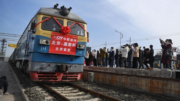 Wujud Kereta Barang Lintas China-Eropa