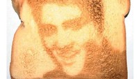 Terakhir ada roti tawar dengan motif hiasan seperti musisi legendaris Elvis Presley.  Foto: Pool Site
