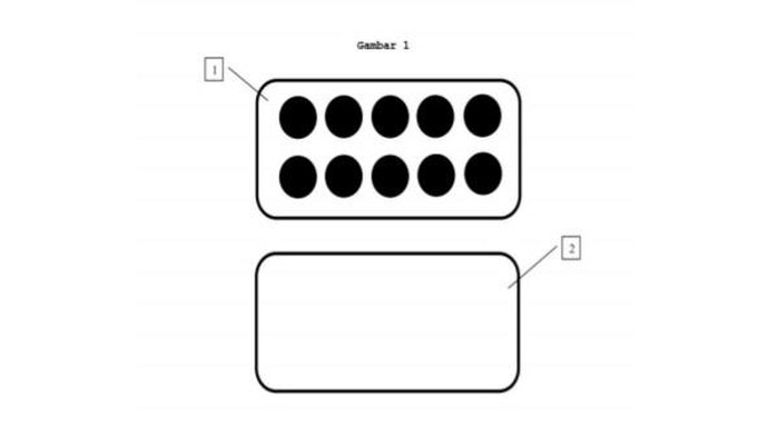 Ilustrasi patch alergi Unair yang sudah dapat hak paten (Dok Unair)