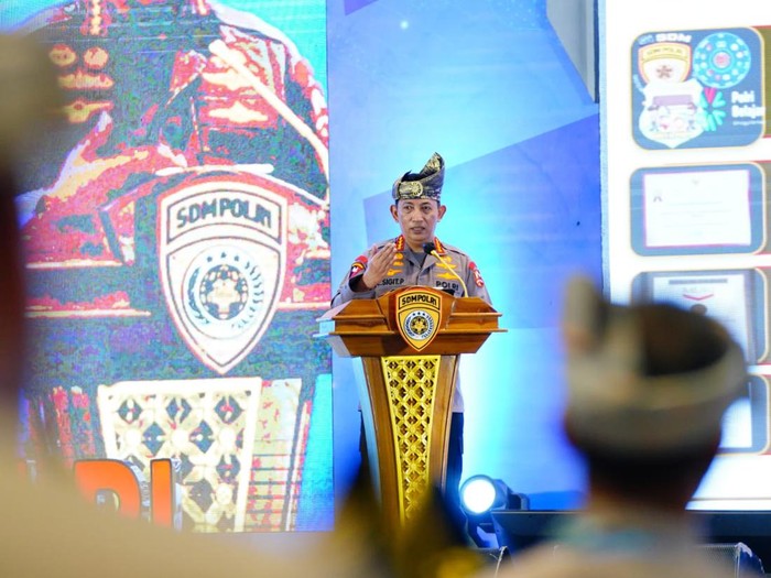 Kapolri Jenderal Listyo Sigit Prabowo di Rakernis SDM Polri (dok.istimewa)