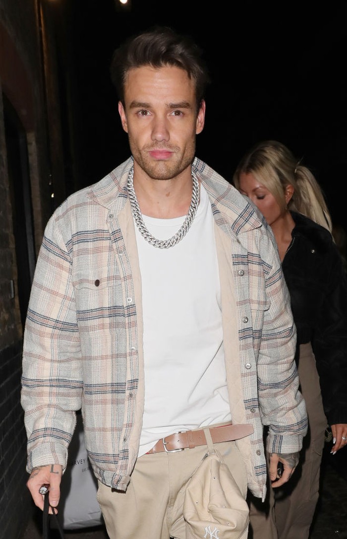 LONDON, UNITED KINGDOM - FEBRUARY 23: Liam Payne is seen leaving Chiltern Firehouse on February 23, 2023 in London, United Kingdom. (Photo by MEGA/GC Images)