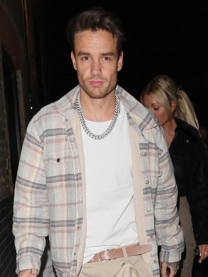 LONDON, UNITED KINGDOM - FEBRUARY 23: Liam Payne is seen leaving Chiltern Firehouse on February 23, 2023 in London, United Kingdom. (Photo by MEGA/GC Images)