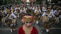 Kegiatan ini digelar untuk menyambut Hari Raya Nyepi Tahun Baru Saka 1945.