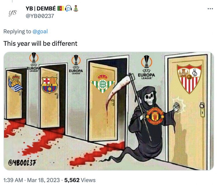 Meme Meme Manchester United dan Real Madrid