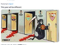 Meme Kocak MU Hijrah ke Liga Spanyol, Real Madrid ke Inggris