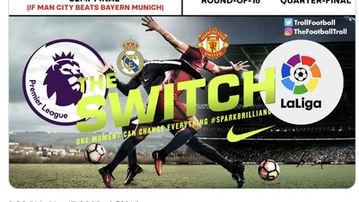Meme Kocak MU Hijrah ke Liga Spanyol, Real Madrid ke Inggris