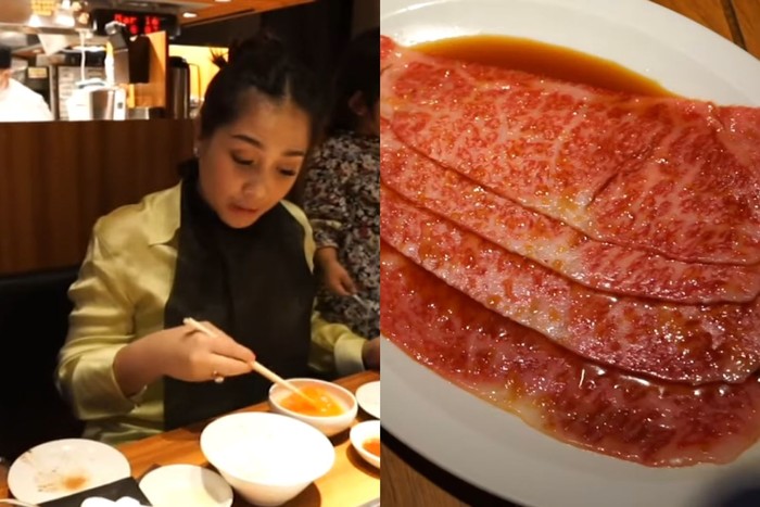 Nagita Slavina Makan Yakiniku Rp 600 Ribu Per Lembar Daging