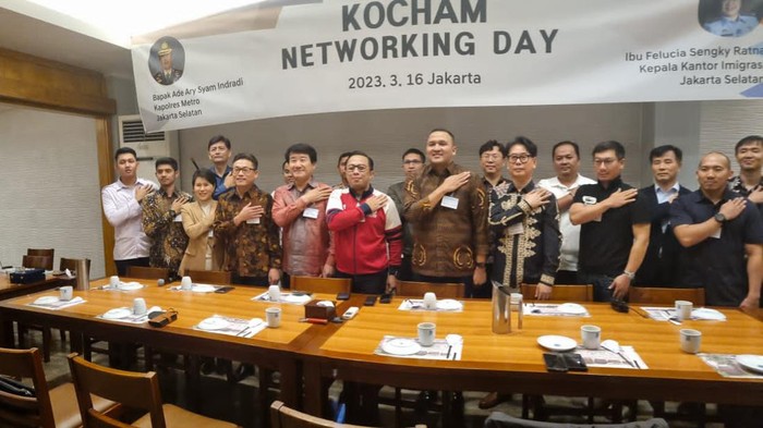 Polres Jaksel audiensi dengan pengusaha asal Korea.