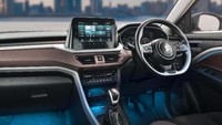 Suzuki Brezza CNG dibekali sejumlah fitur kekininan, seperti enam airbags, layar hiburan touchscreen dengan sistem SmartPlay Pro+ yang bisa dihubungkan ke Apple CarPlay dan Android Auto, cruise control, electronic sunroof, keyless push start, in-car connective features dan voice assistance. Foto: Autocar India