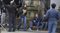 Syuting The Crown Season 6 dengan pemeran Kate Middleton dan Pangeran William (AP/Andrew Milligan)