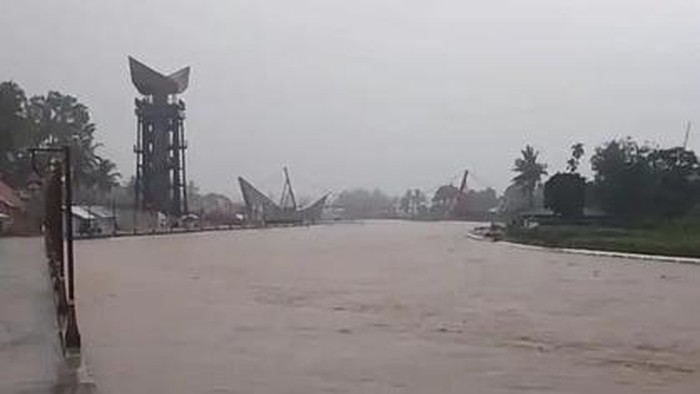 Banjir di Solok Selatan, Sumbar.