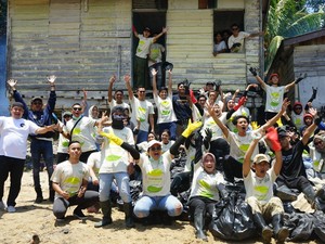 Aksi Bebersih Sahabat Humas BP Batam-Pertamina Kumpulkan 4 Ton Sampah
